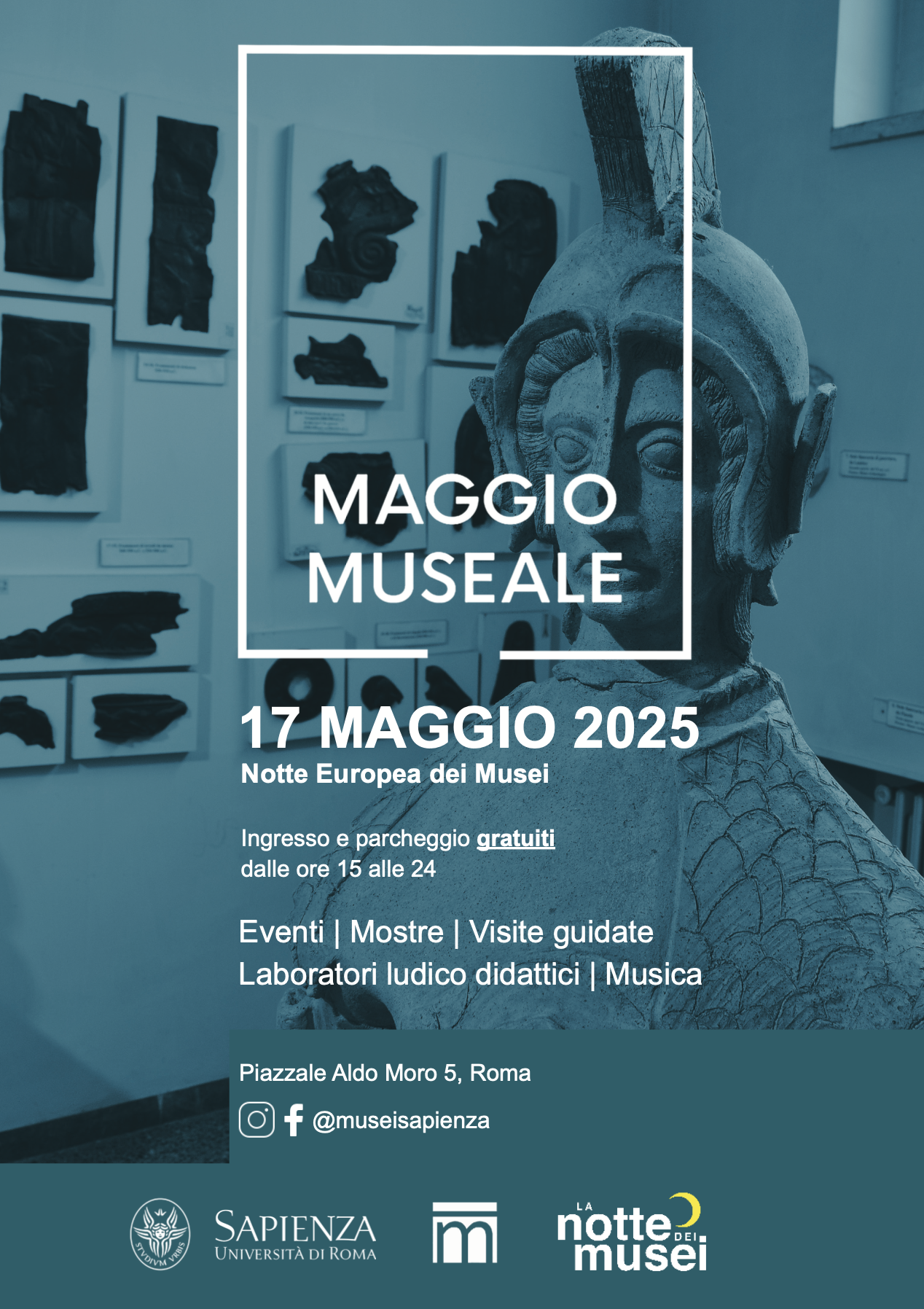Programma Museale nell’ambito della Notte Europea dei Musei 2025