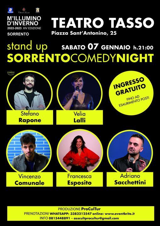 SORRENTO COMEDY NIGHT – stand up