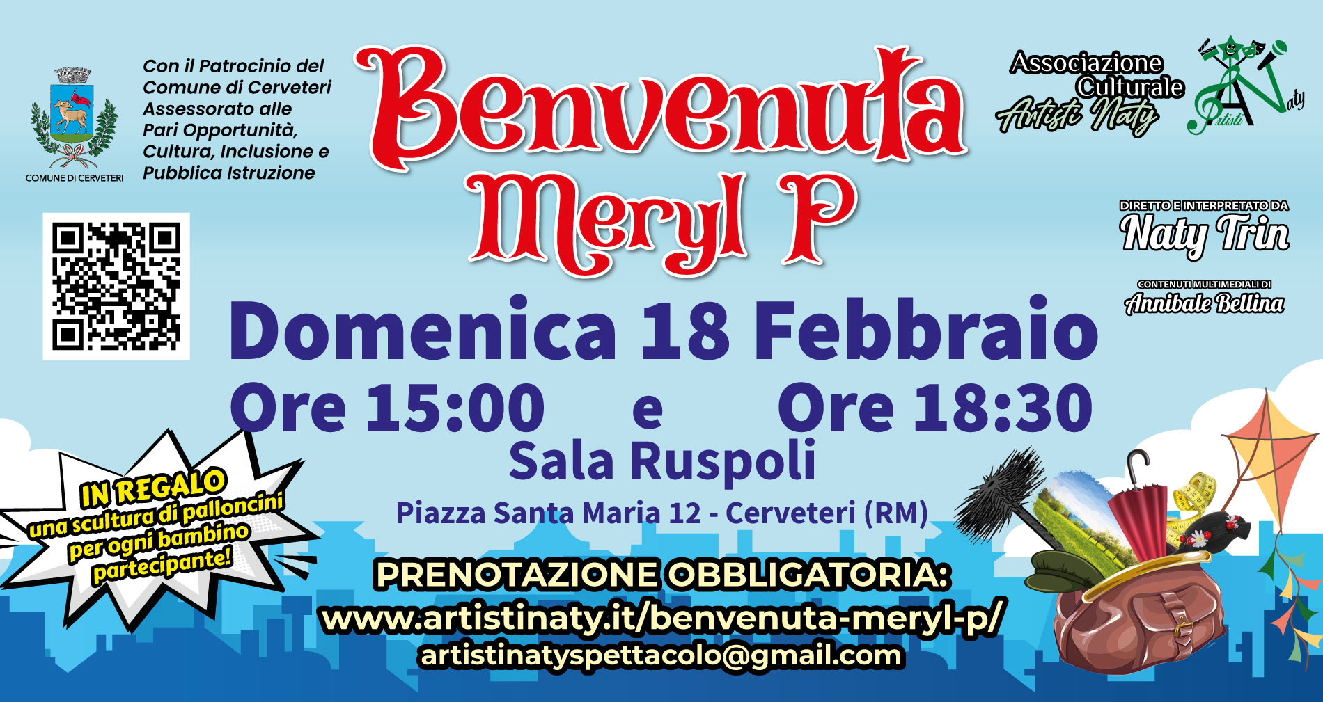 Benvenuta Meryl P – Spettacolo teatrale