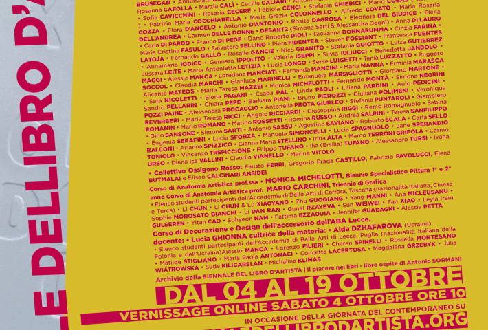 Biennale del Libro d’Artista – VIIª edizione L’Arte si Fa Libro, il Libro si Fa Arte