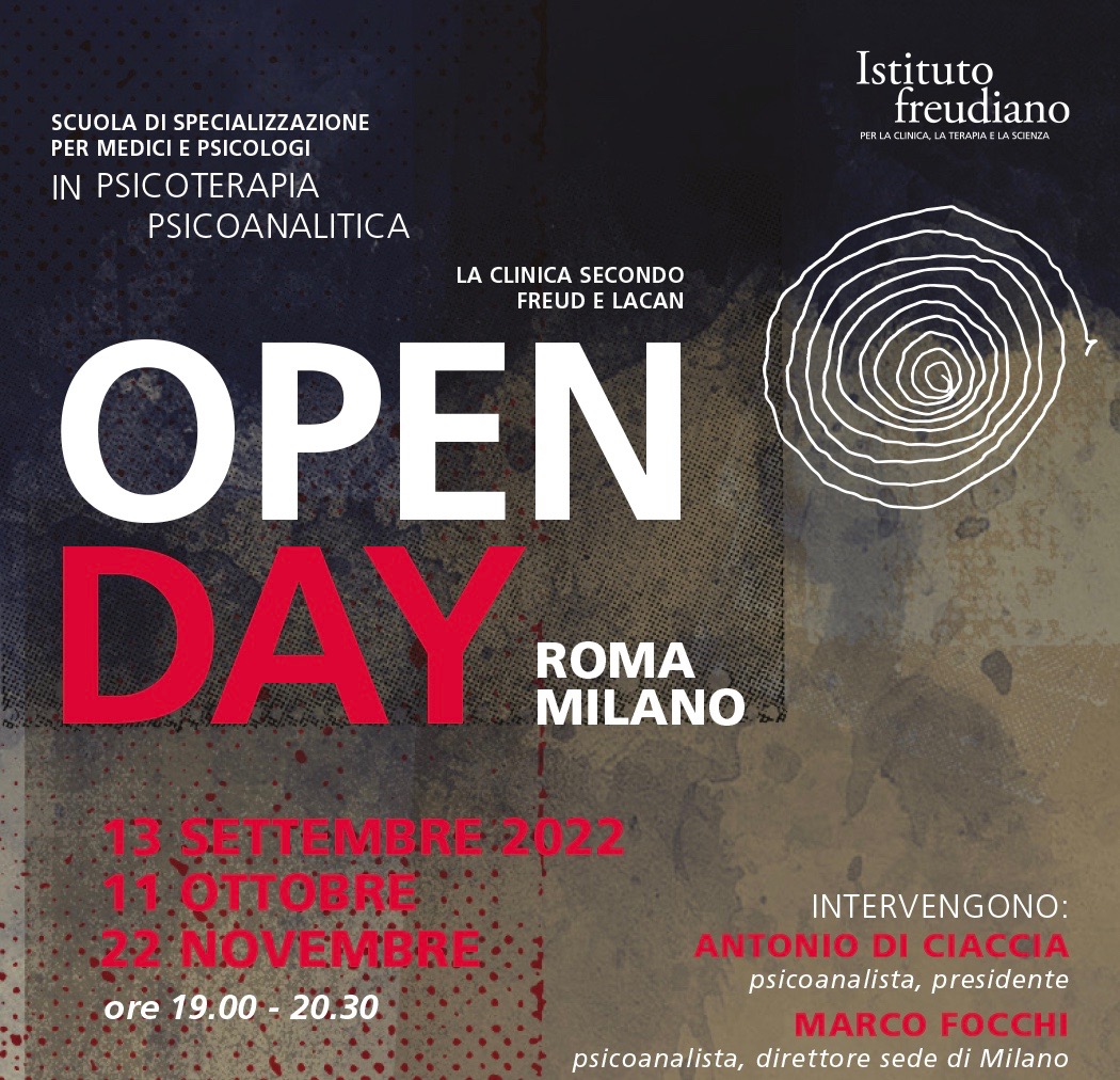 Open day Istituto freudiano scuola psicoterapia