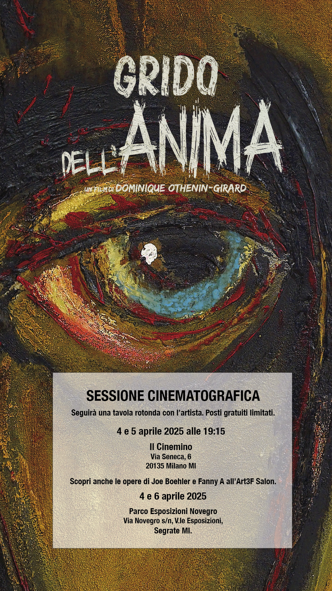 Proiezione documentario Grido dell’anima