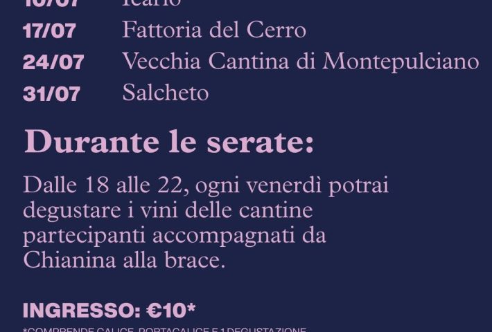 Le Notti del Vino a Montepulciano