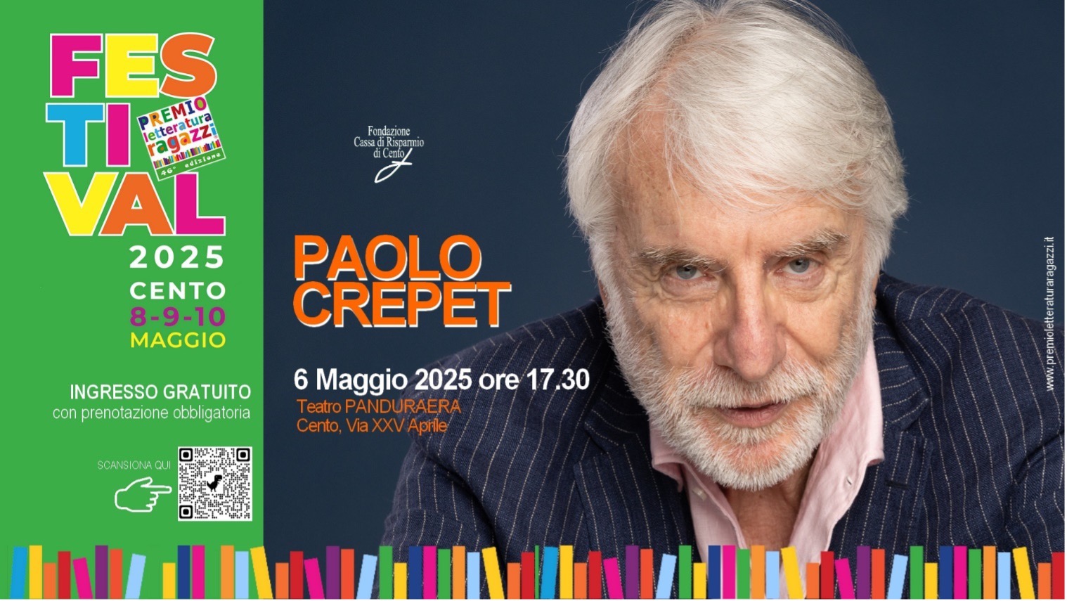 FESTIVAL del PREMIO LETTERATURA RAGAZZI di Cento 46° edizione