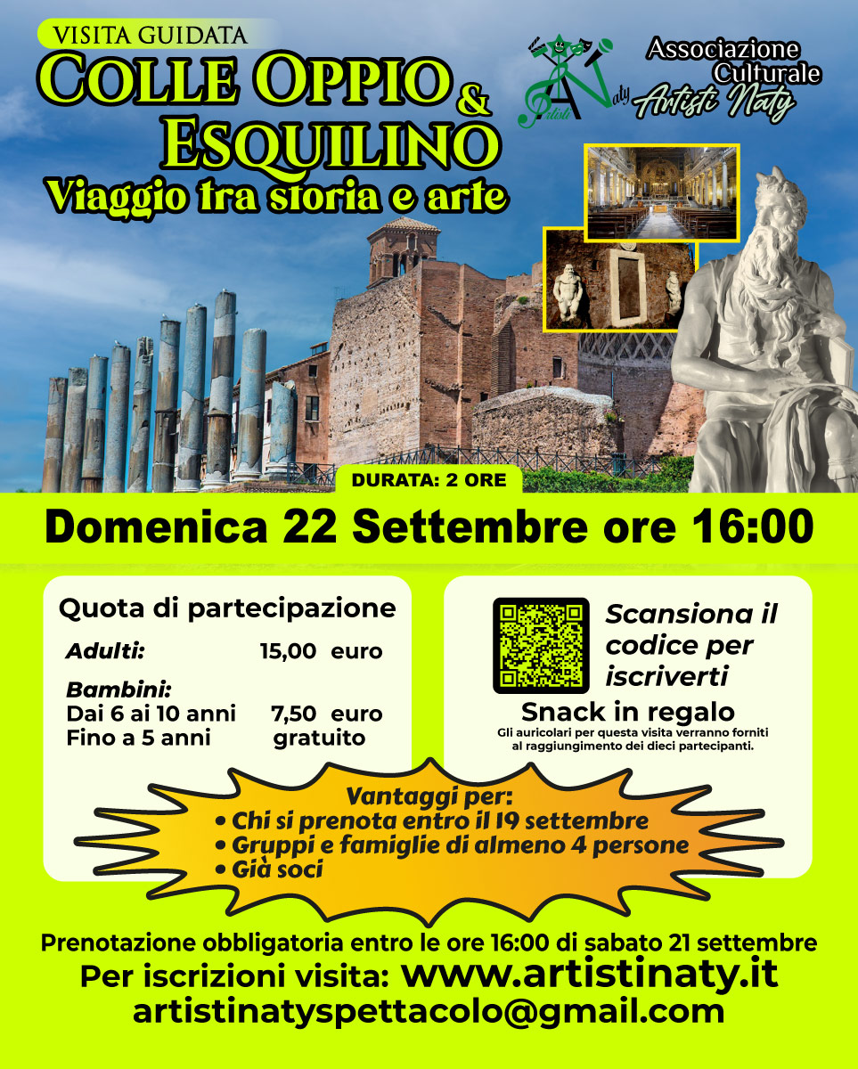 Colle Oppio & Esquilino: Viaggio tra storia e arte – Visita guidata