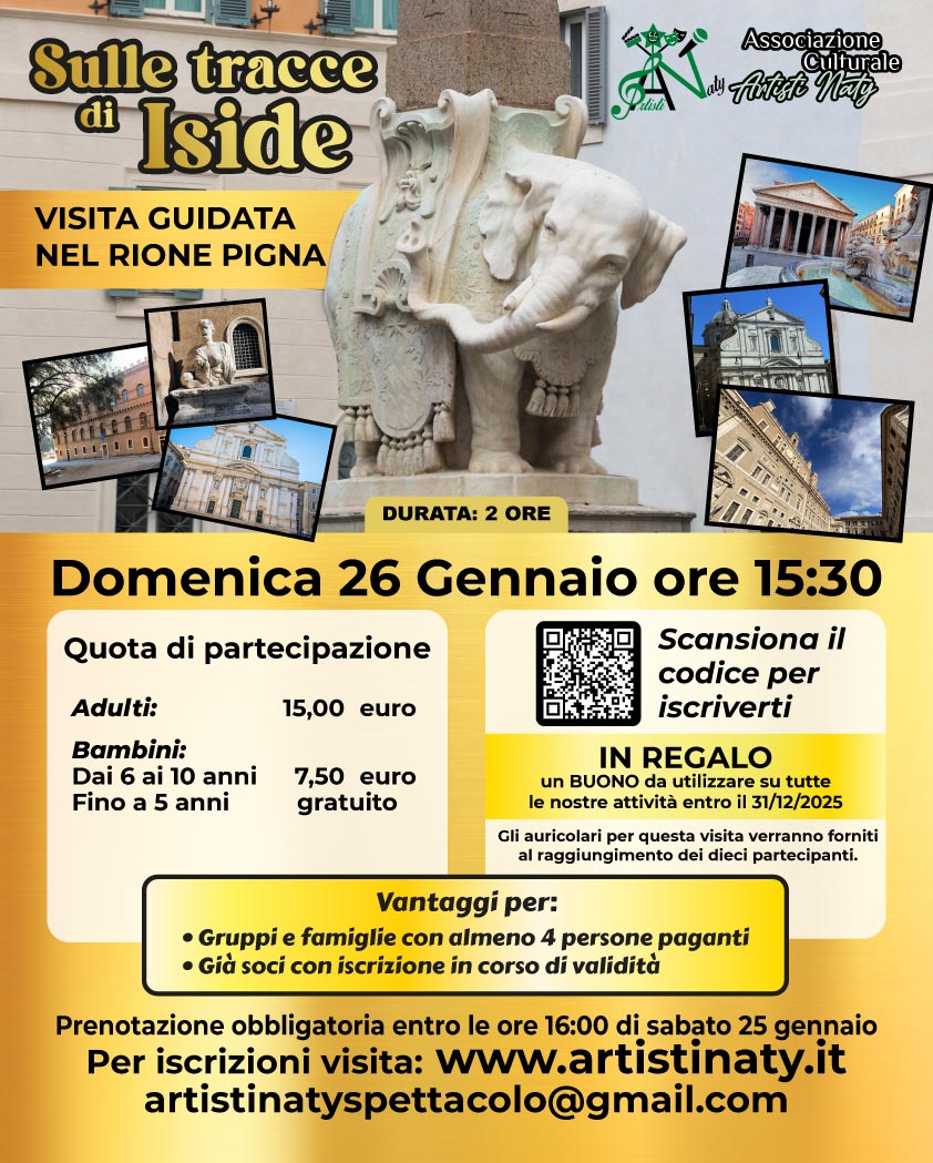 Sulle tracce di Iside – Rione Pigna – Visita guidata