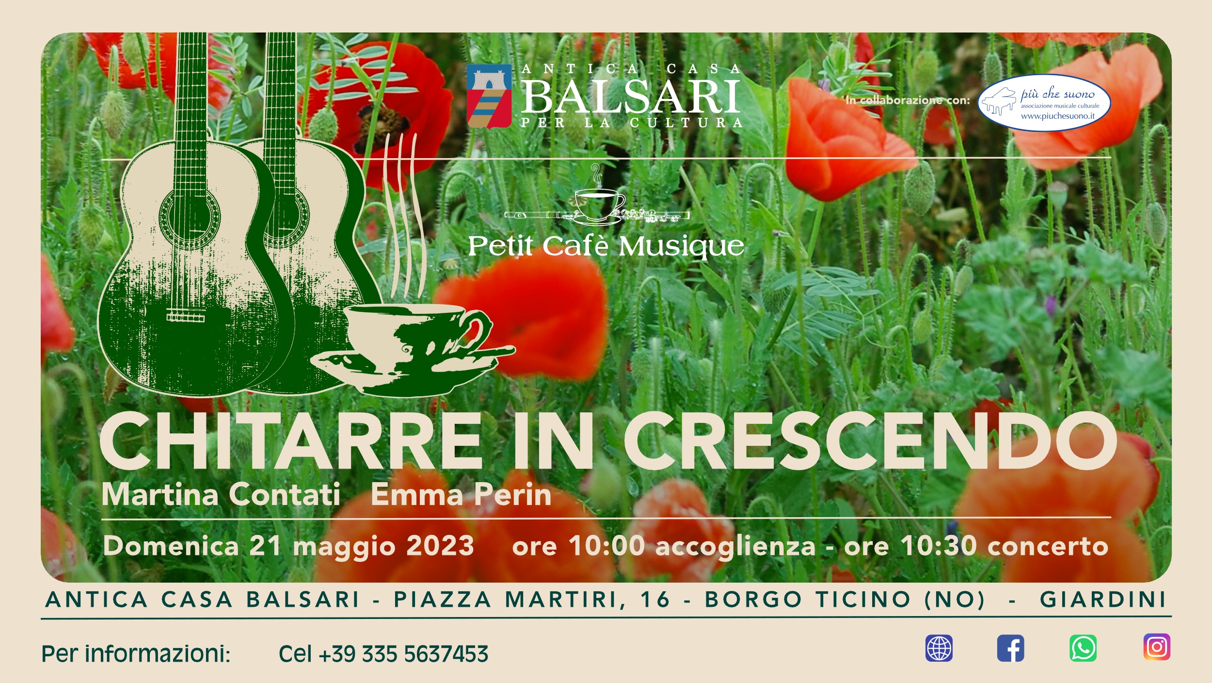 PETIT CAFE MUSIQUE CHITARRE IN CRESCENDO